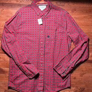 Abercrombie & Fitch Long Sleeve Flannel NWT size Large